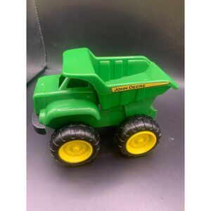 John Deere Big Scoop Dump Truck Toy Plastic 6"